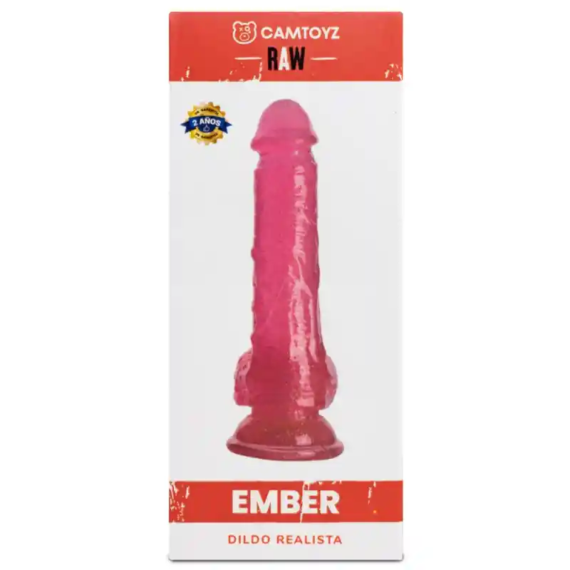 Dildo Realista Ember Rosado Camtoyz