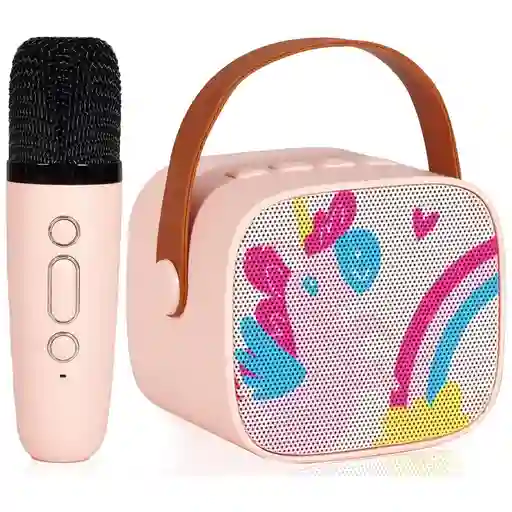 Set Karaoke Para Niñas Inalambrico Speaker Bluetooth 6w K8