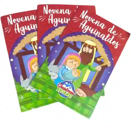 Libro Novena De Navidad Grande 22x14cm Navideña Incluye Ricas Recetas