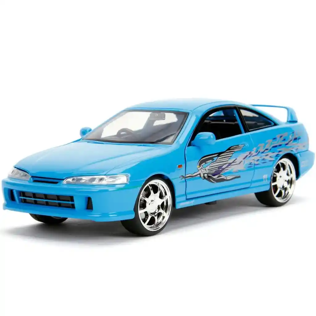 Carro Coleccionable 1:24 Grande Metálico Fast Furious Modelo Mia's Acura Integra Vehículo De Fundición, Modelo Coche Juguete Fiesta Regalos, Colección