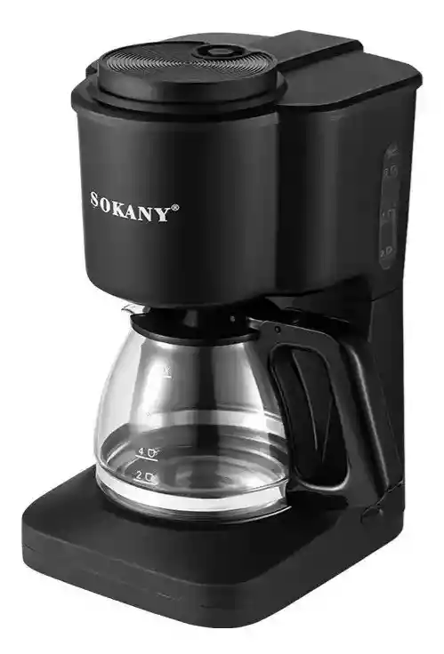 Cafetera Automática Con Jarra De Vidrio Sokany Sk-124