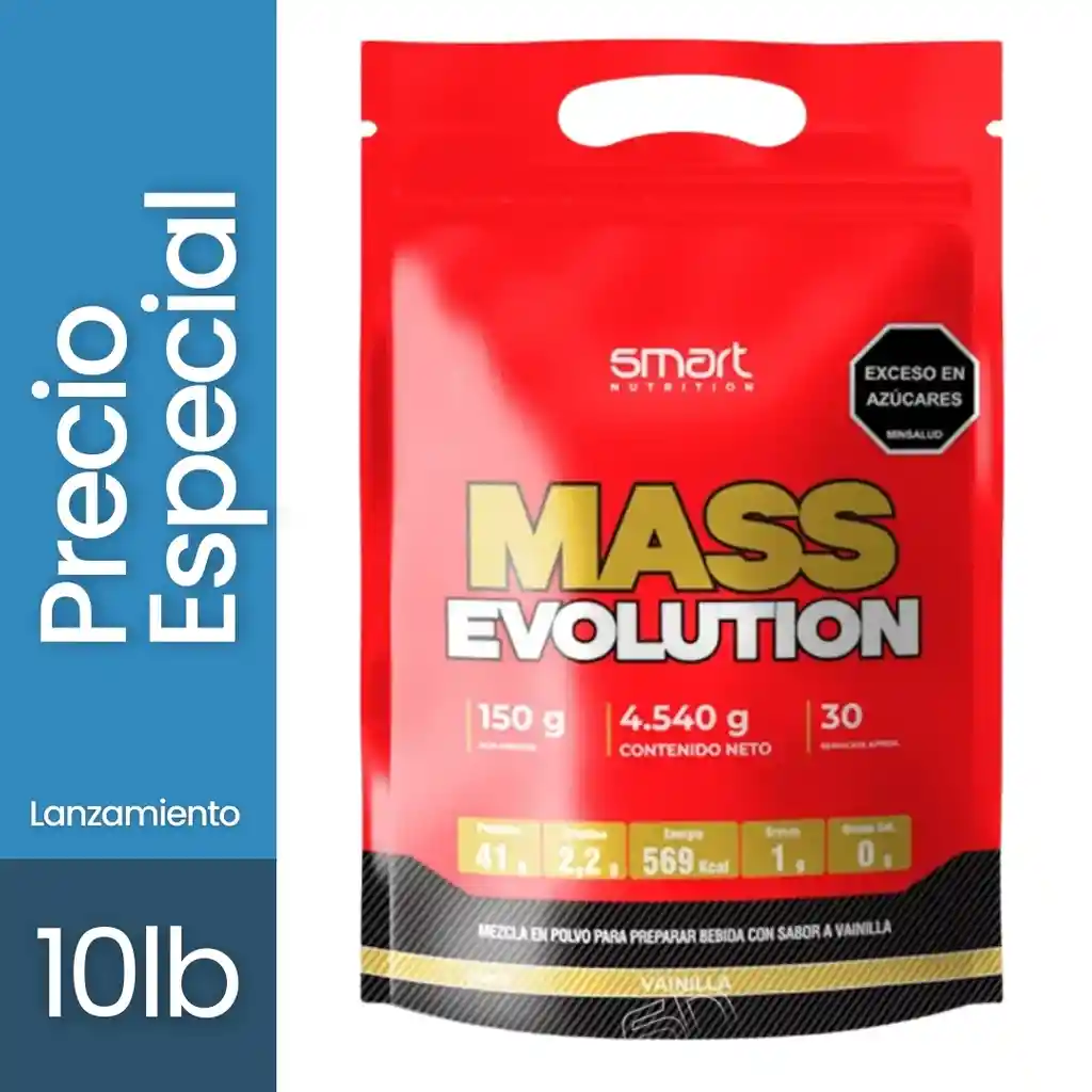 Mass Evolution 10lb - Smart Nutrition - Vainilla