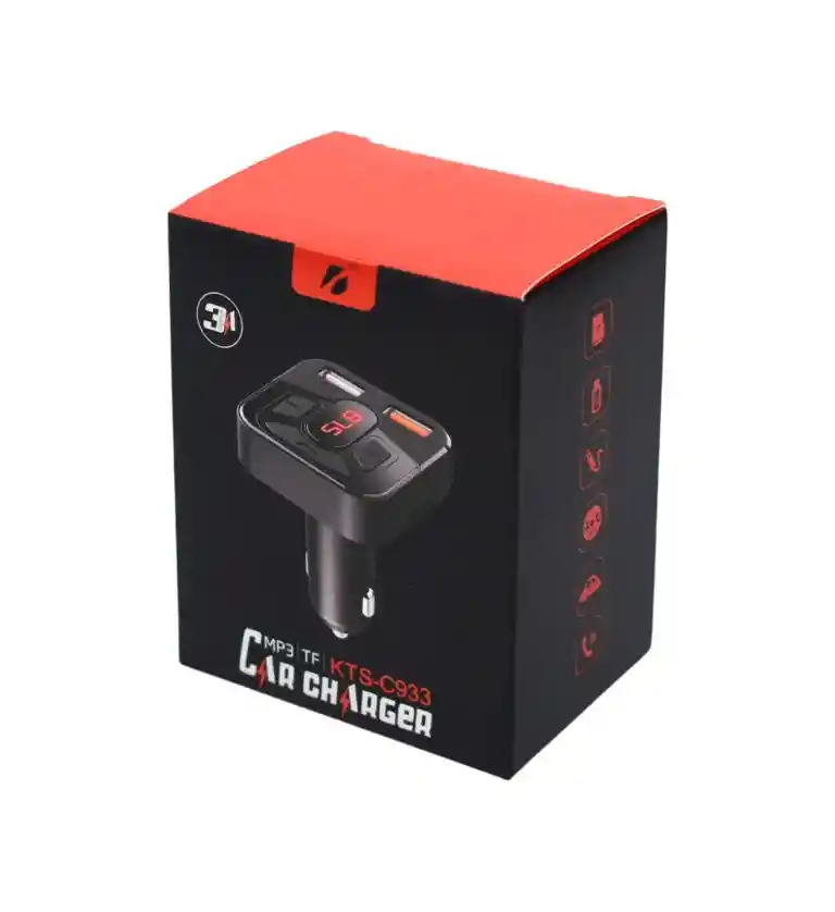 Transmisor Bluetooth / Fm Para Automóvil / Bluetooth Cargador Para Carro