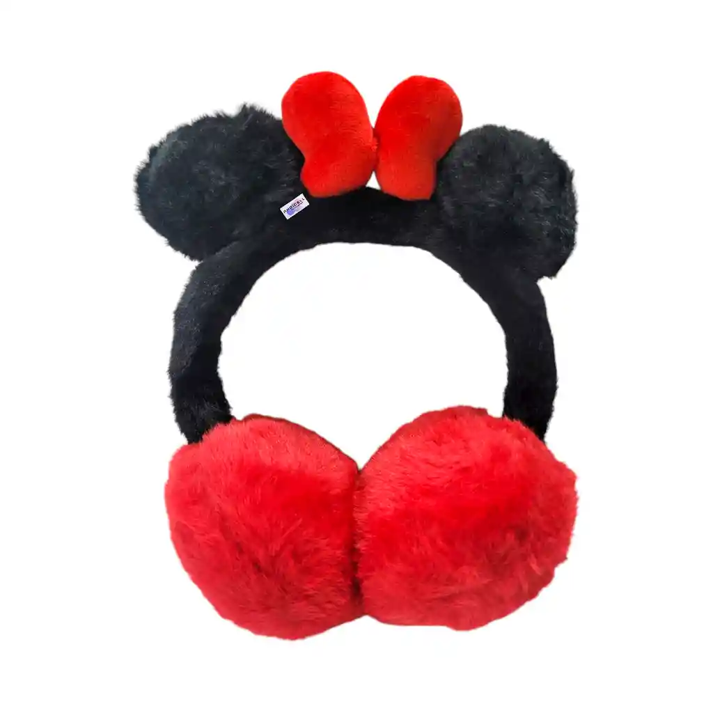 Orejeras Navideñas Minnie Mouse Navidad Térmicas Cálidas