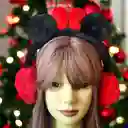 Orejeras Navideñas Minnie Mouse Navidad Térmicas Cálidas