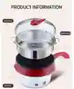 Mini Olla Electrica Coccion Vapor Multifuncional Hogar 2 En 1