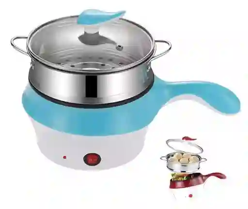 Mini Olla Electrica Coccion Vapor Multifuncional Hogar 2 En 1