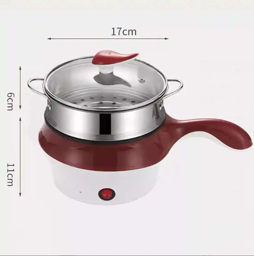 Mini Olla Electrica Coccion Vapor Multifuncional Hogar 2 En 1