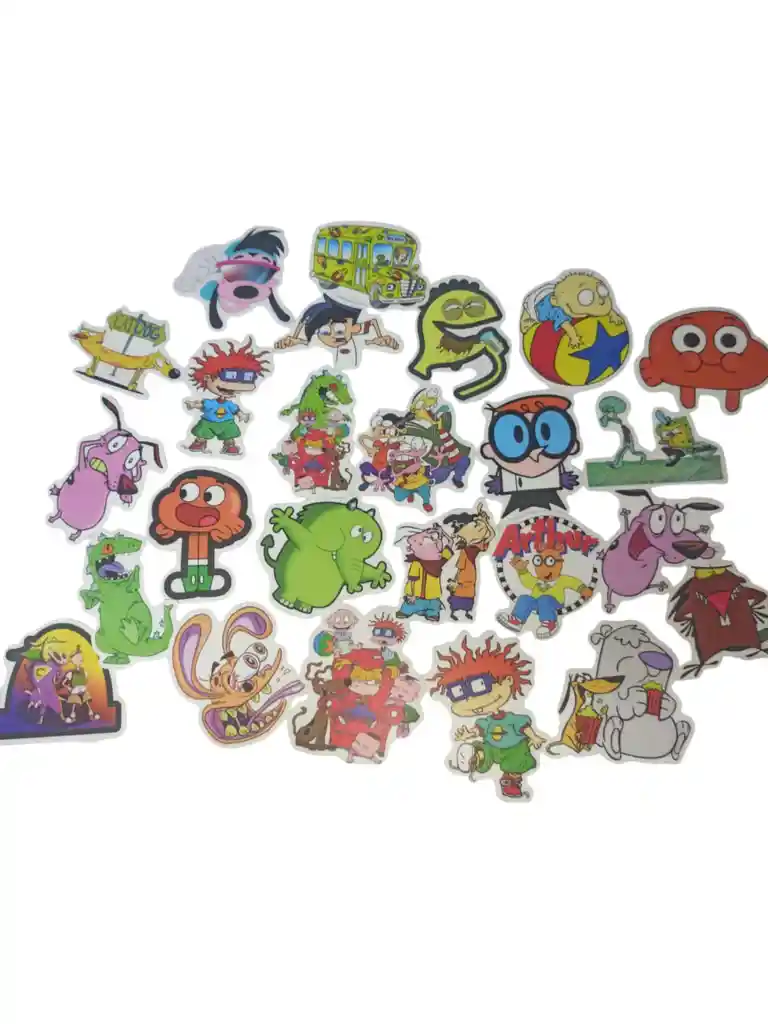 Pegatinas Cartoon Network Stickers Calcomanias Adhesivos Coleccion X25 Unidades