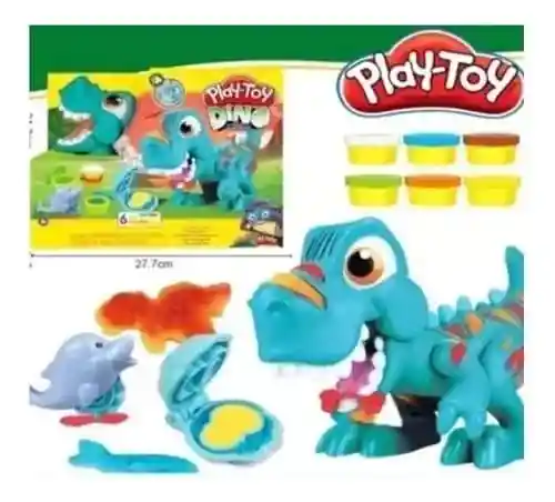 Dinosaurio Juguete Plastilina Para Niños