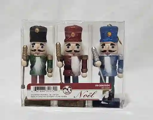 Soldaditos De Navidad X 3 Mini