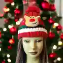 Gorro Reno Navideño Térmico Con Luz Navidad