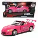 Carro Coleccionable 1:24 Grande Metálico Fast Furious Modelo Suki’s Honda S2000 Vehículo De Fundición, Modelo Coche Juguete Fiesta Regalos, Colección