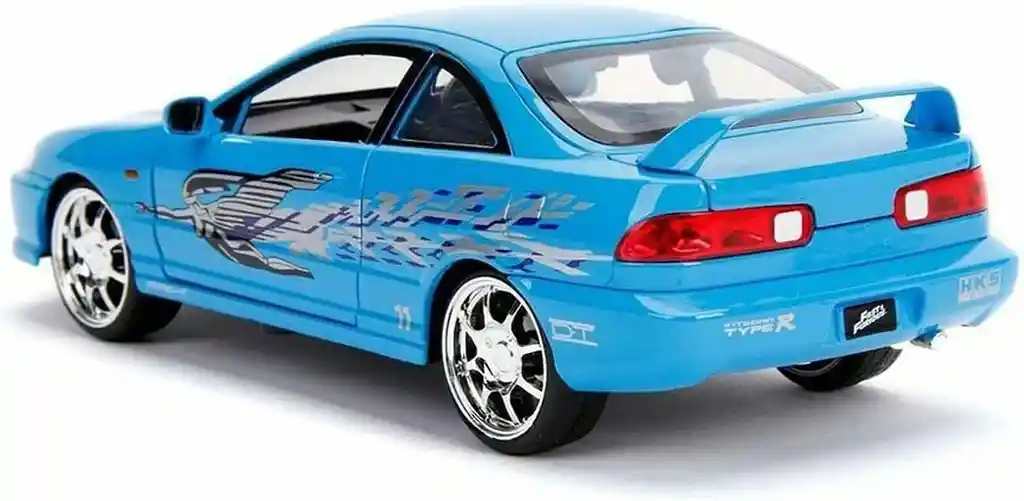 Carro Coleccionable 1:24 Grande Metálico Fast Furious Modelo Mia's Acura Integra Vehículo De Fundición, Modelo Coche Juguete Fiesta Regalos, Colección