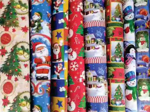 Navidad Papel Regalo Navideño X5 Pliegos