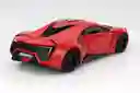 Carro Coleccionable 1:24 Grande Metálico Fast Furious Modelo Lykan Hypersport Vehículo De Fundición, Modelo Coche Juguete Fiesta Regalos, Colección