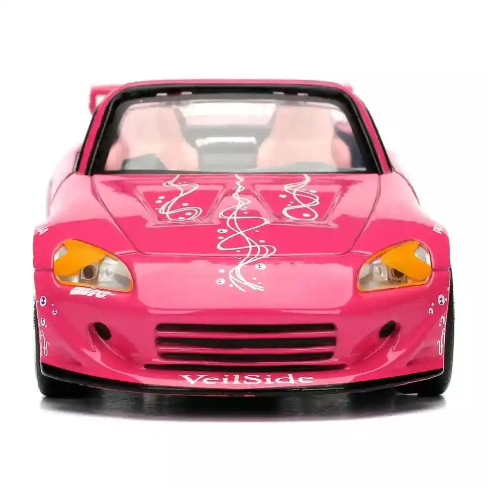 Carro Coleccionable 1:24 Grande Metálico Fast Furious Modelo Suki’s Honda S2000 Vehículo De Fundición, Modelo Coche Juguete Fiesta Regalos, Colección