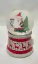 Mini Esfera Bola De Cristal Papa Noel Navidad Decoracion