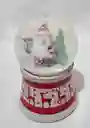 Mini Esfera Bola De Cristal Papa Noel Navidad Decoracion