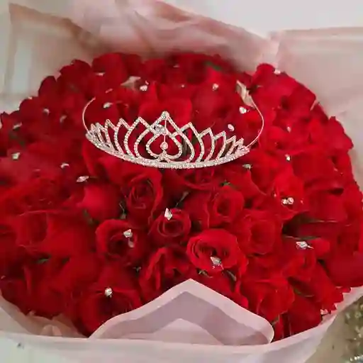 100 Rosas En Bouquet