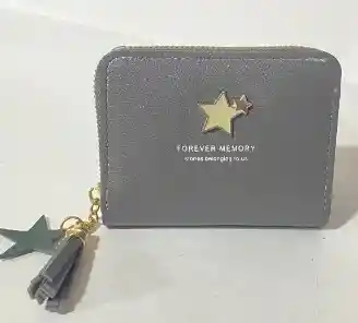 Cartera Coquette Estrellas Gris Ref 4