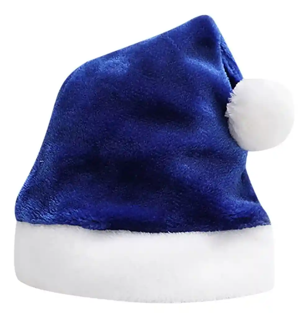 Gorro De Navidad Premium (azul)