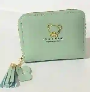 Cartera Coquette Osito Verde Menta Ref 3