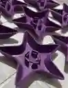 Soporte Vela Estrella Morado