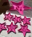 Soporte Vela Estrella Rosado