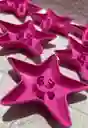 Soporte Vela Estrella Rosado