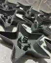 Soporte Vela Estrella Gris