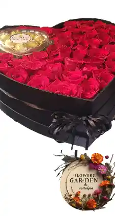 Caja De Rosas Fantasía Amoroso