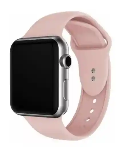 Correa Banda Silicona Apple Watch 42 Mm Rosa