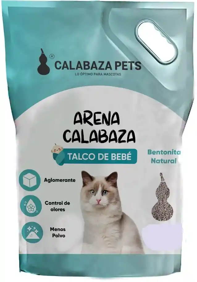 Arena Calabaza Aroma A Talco De Bebe 25kg