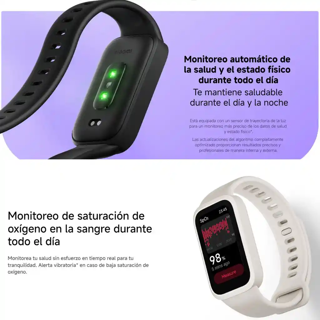 Xiaomi Smart Band 9 Active Pulsera Inteligente Smartwatch Blanco