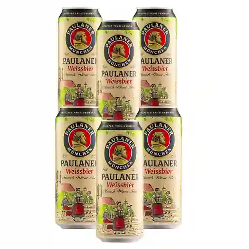 Six Pack Cerveza Paulaner Lata