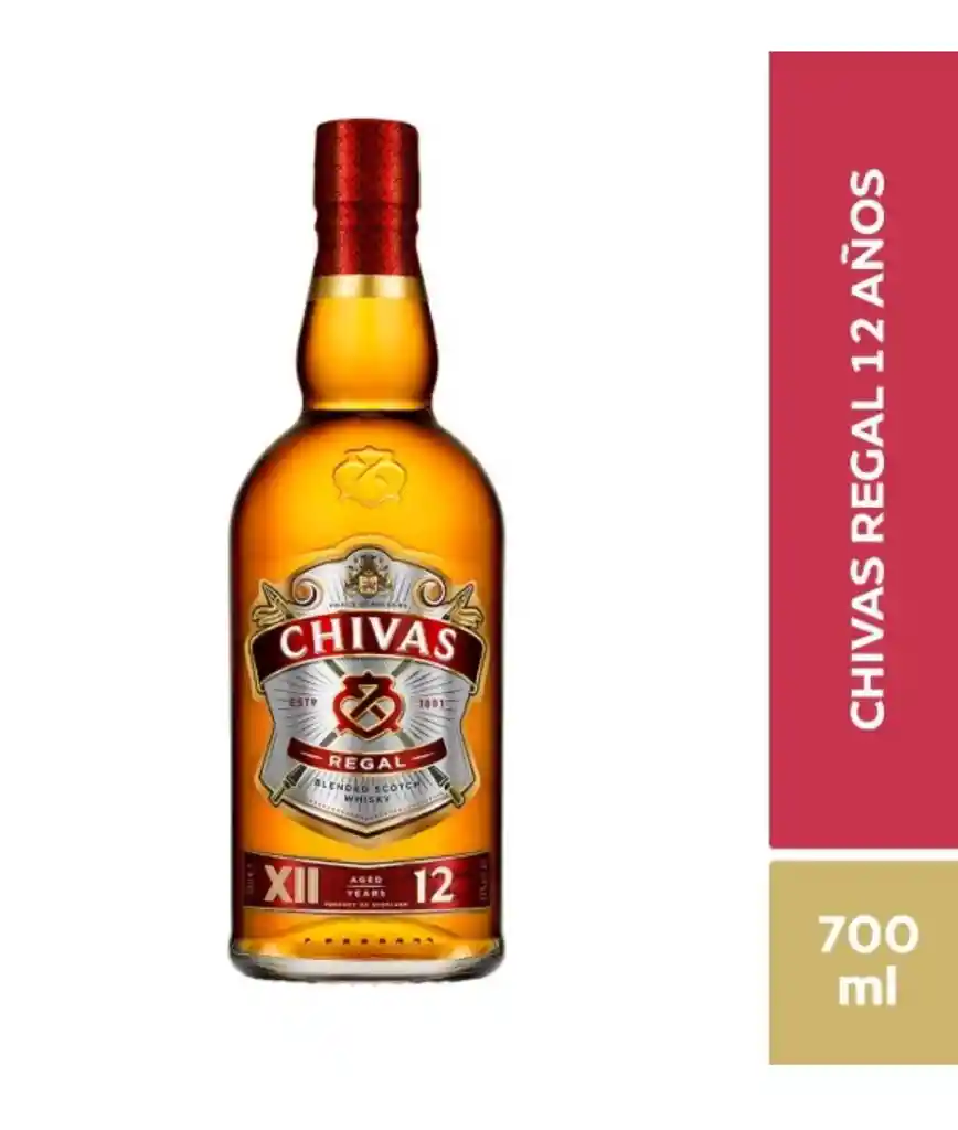 Whisky Chivas Regal 12 Años