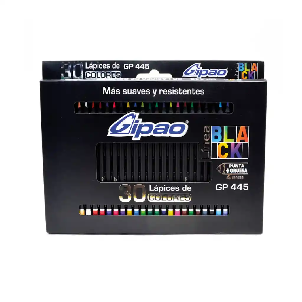 Color Gipao X30 Linea Black Unipunta 4mm