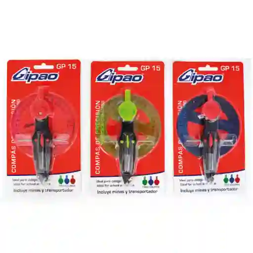 Compas De Precision Con Transportador Bolsa Gipao