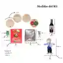 Kit 3 - Caja Roja Con Vino Paisa - Muñeco Año Viejo