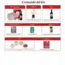 Kit 4 - Caja Roja Con Vino Tradicional - Muñeco Año Viejo