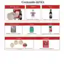 Kit 5 - Caja Roja Con Vino Muñeca - Muñeco Año Viejo