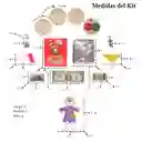 Kit 6 - Caja Roja Agüeros Muñeca - Muñeco Año Viejo