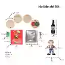 Kit 7 - Caja Roja Con Vino Sublimado - Muñeco Año Viejo