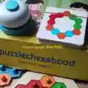 Juego Niños Puzzlechesse Rompecabeza En Madera