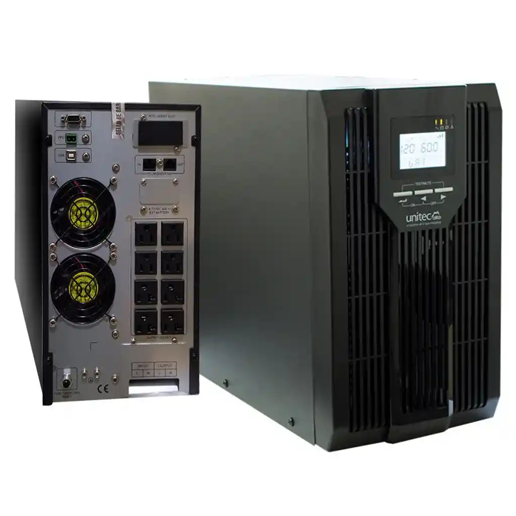 Ups Online Unitec Un-900 De 3kva 3000va 2700w Cd Monitoreo