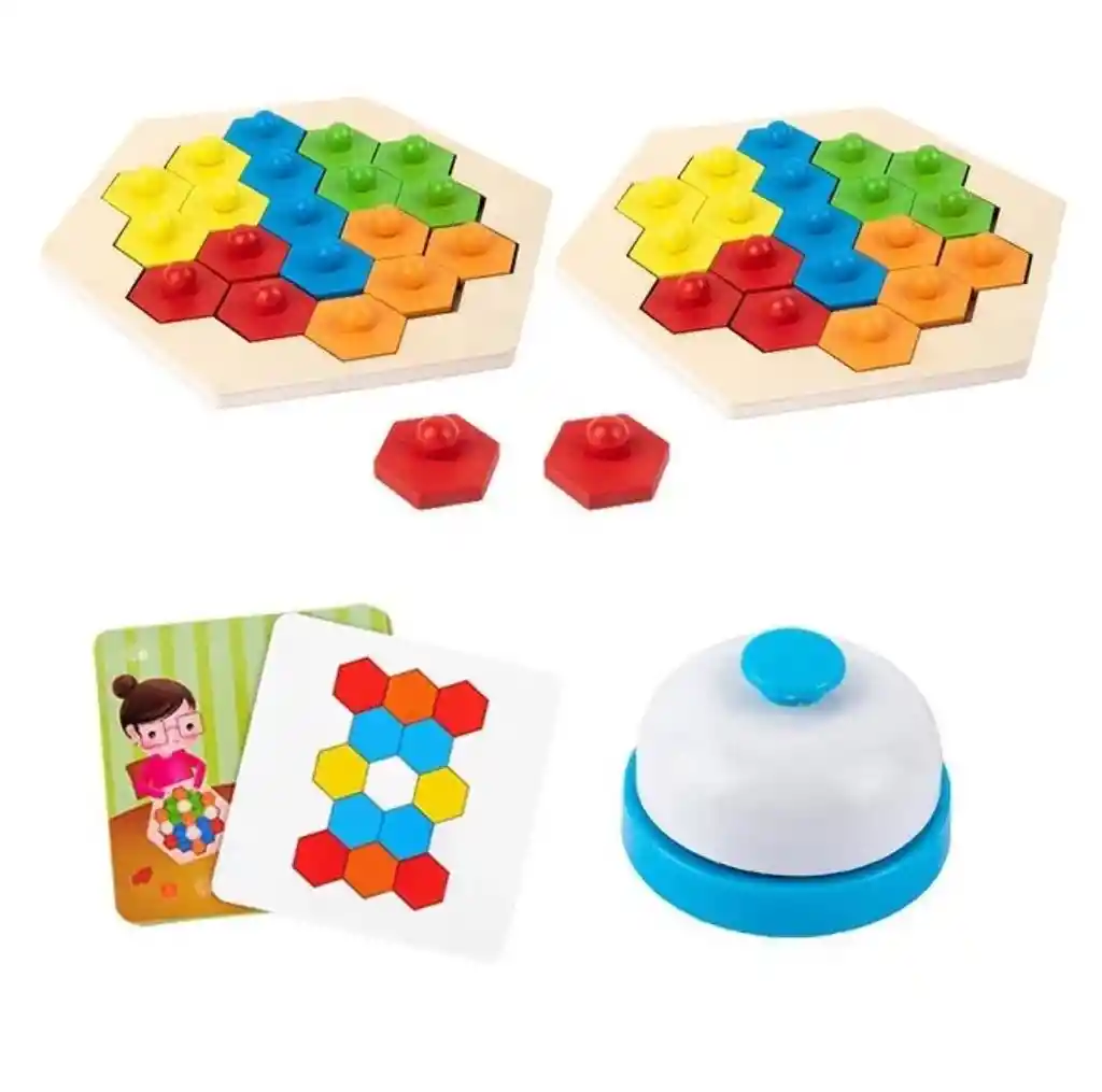 Juego Niños Puzzlechesse Rompecabeza En Madera