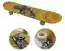 Patineta Skateboard Tabla Trucks Rodamientos