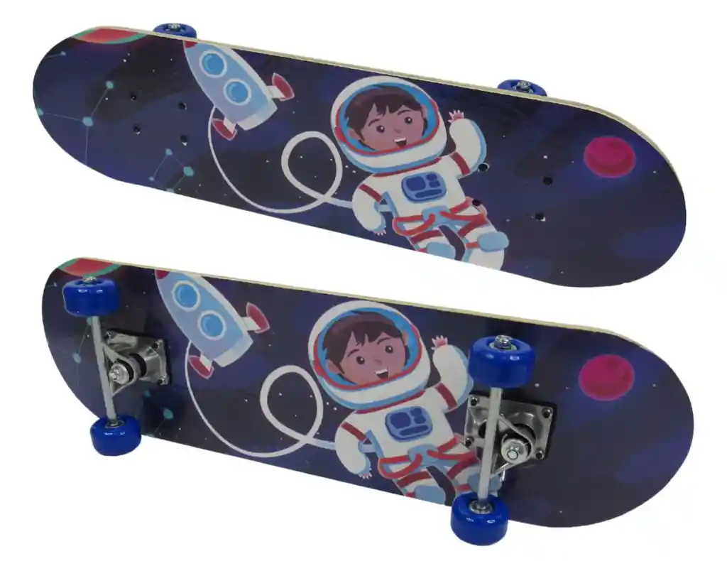 Patineta Skateboard Tabla Trucks Rodamientos