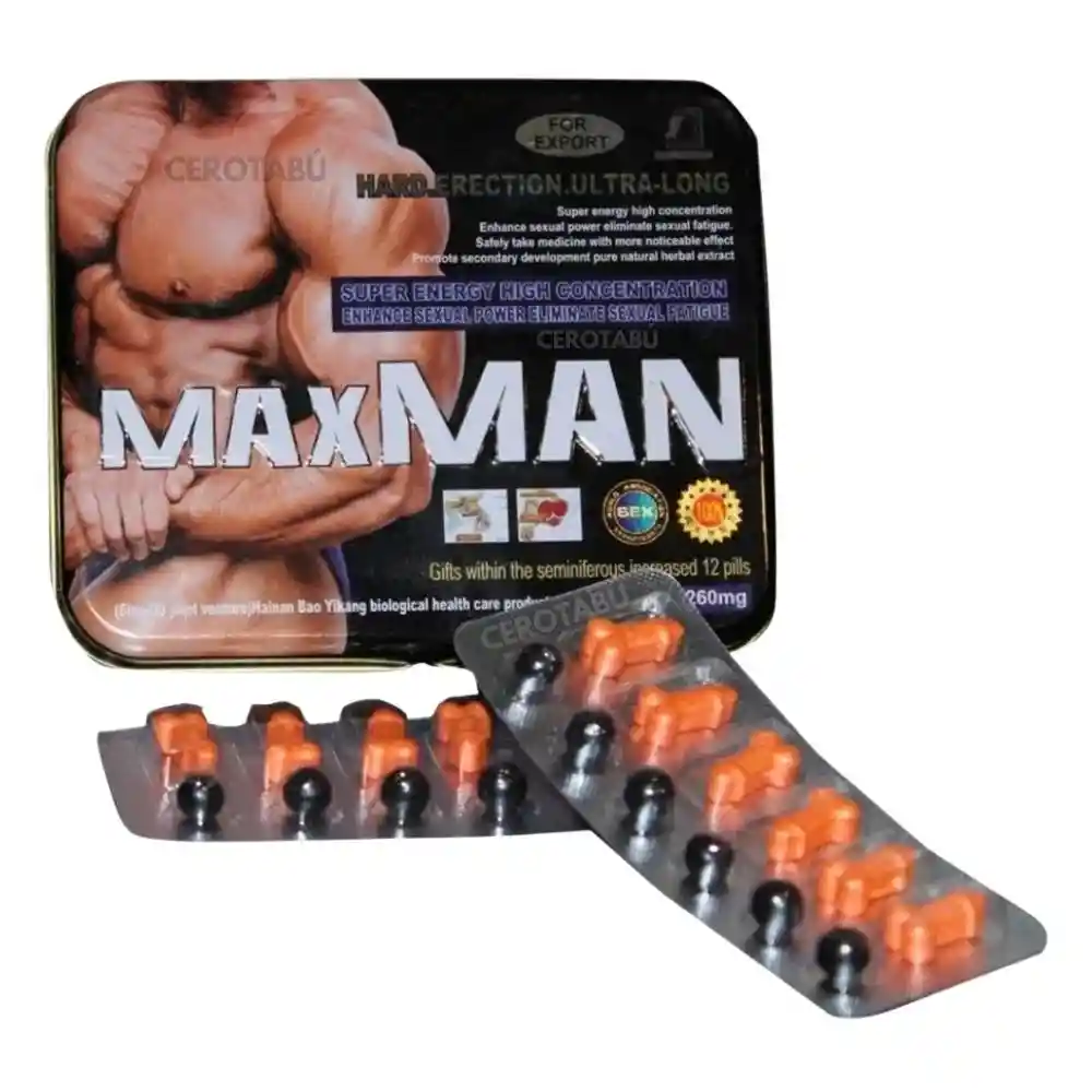 X12 Potenciador Masculino Max Man Natural